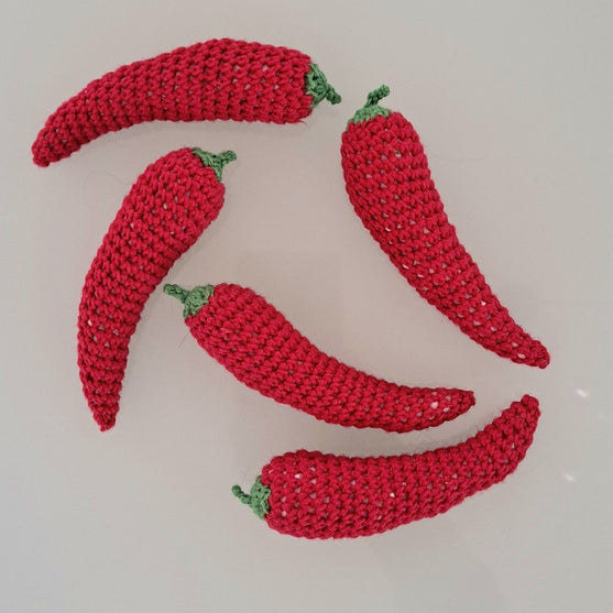 Rote Bete, Mais und Chilischoten
2