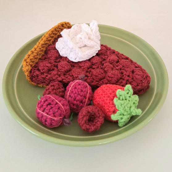 Kuchen mit roten Beeren
1