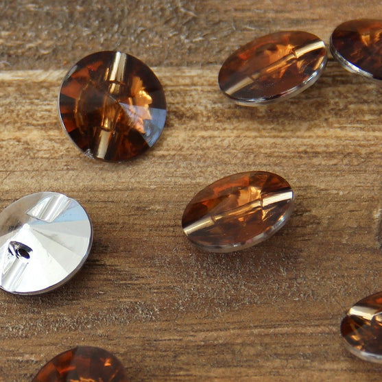 Cocktail Knöpfe mit Kanal - 18 mm - Go Handmade
13