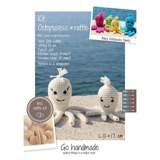 Modèle crochet - Pieuvre & Hochet - Go Handmade