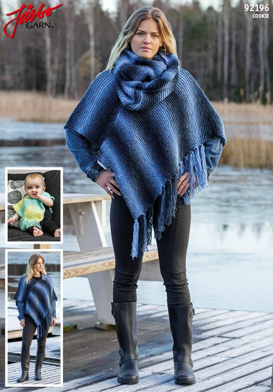 DE92196 - Ein Poncho für Gross und Klein & ein Loop