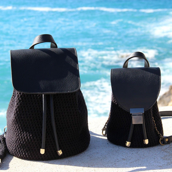 Taschenklappe mit Magnetknopf - Beige/Silber - Go Handmade
3