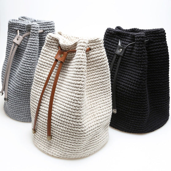 Rucksack mit rundem Boden
4