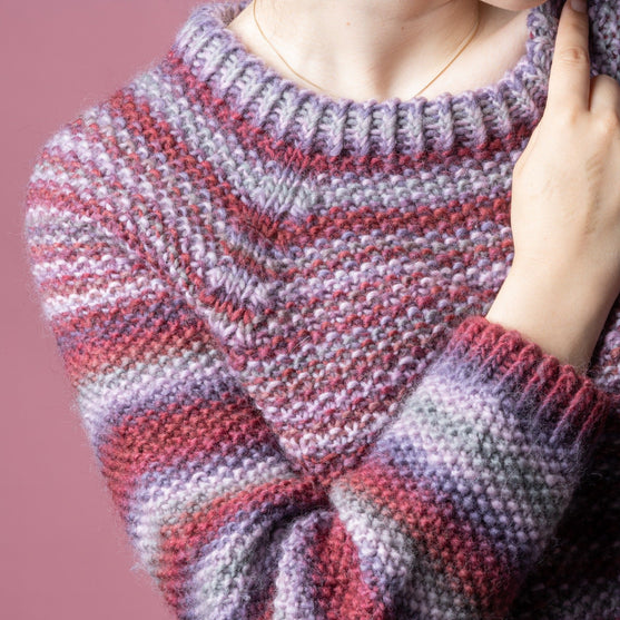 Anette - Perlmuster - Pullover Print
5