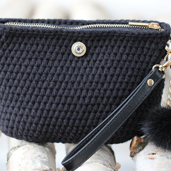 Reißverschluss aus Metall - Schwarz - Go Handmade
2