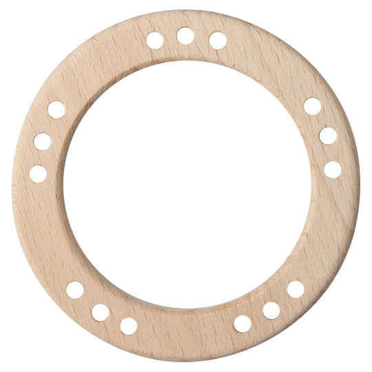 Holzring mit Löchern - Go Handmade