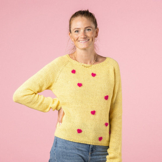 Pink Heart - Pulli - Pink Collection
8