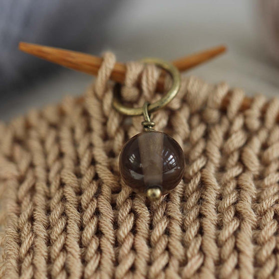 Maschenmarkierer mit Perlen - Go Handmade
6