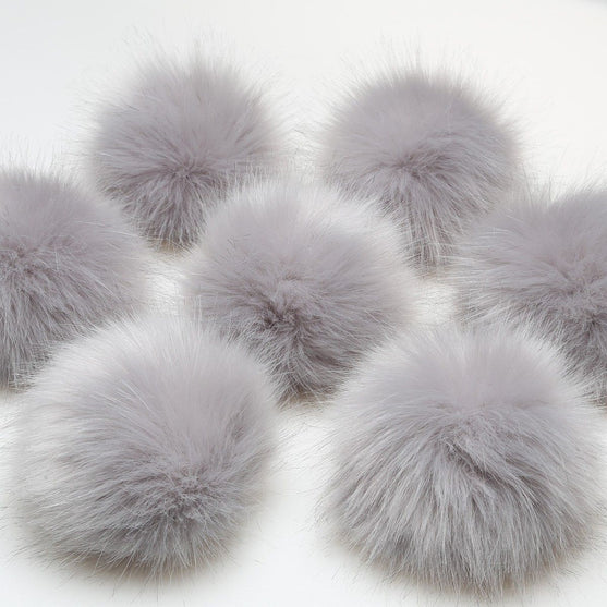 Pompom, Grau, Large/13 cm - Go Handmade
2