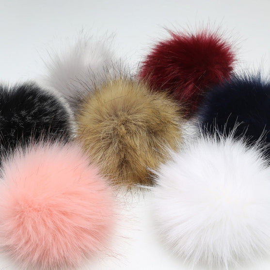 Pompom, Grau, Large/13 cm - Go Handmade
4