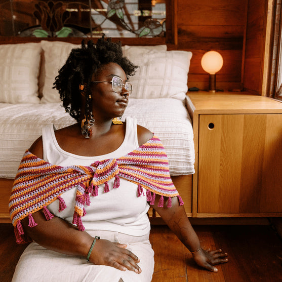 Confetti Glass - Dreieckstuch
7