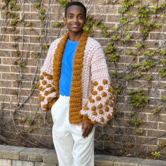 Chicago Bobble Cardigan - Strickjacke