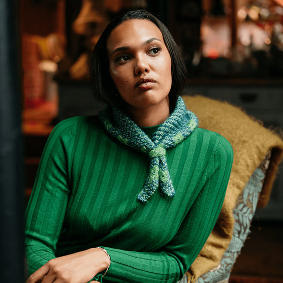 Pressed Flowers Kerchief - Mosaik-Bandana
6