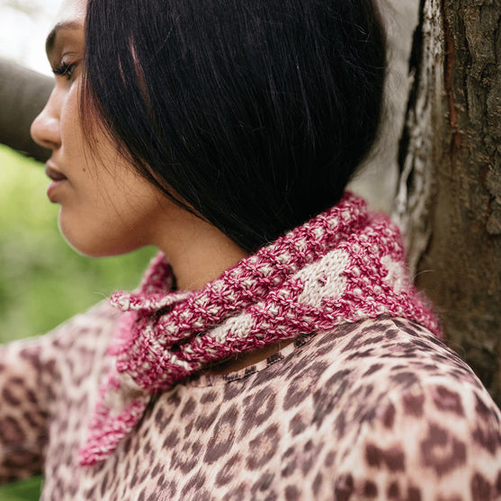 Pressed Flowers Kerchief - Mosaik-Bandana
10