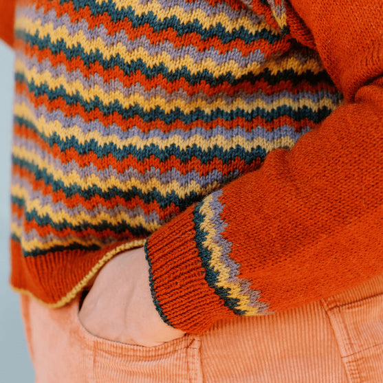 Lurdes - Chevron-Pullover
3