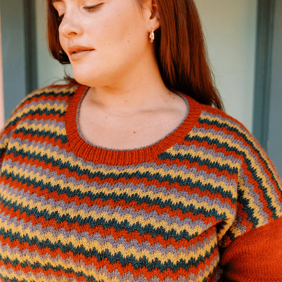 Lurdes - Chevron-Pullover
6