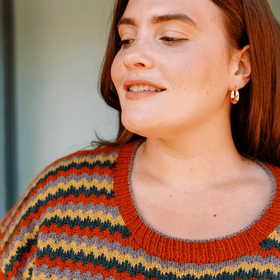 Lurdes - Chevron-Pullover
7