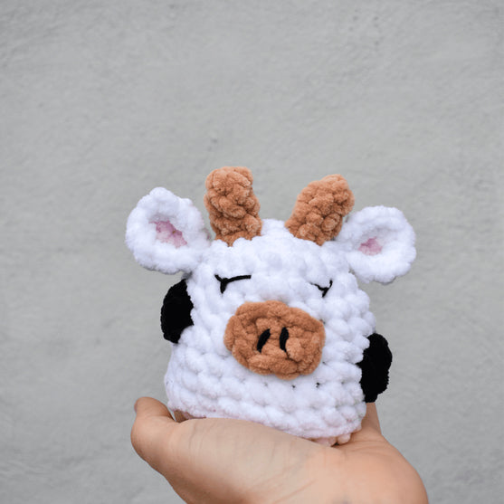 Kuh und Schwein - Wendepuppe
4