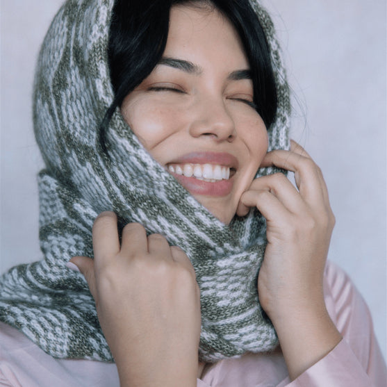 Biophilia - Farbmuster-Schal
5