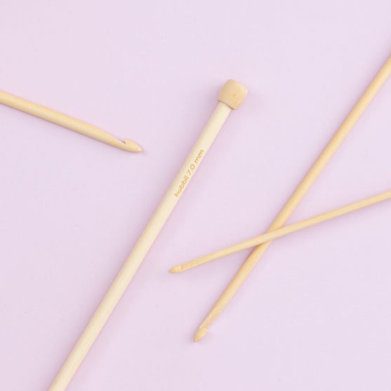 Tunesisches Häkelnadel-Set aus Bambus – 25 cm - Hobbii
2