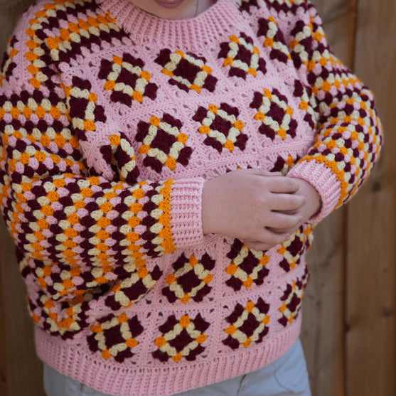 Boxy Bloom - Pullover
4