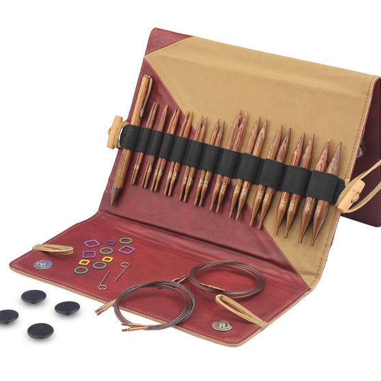 Ginger Regal - Kurze Austauschbare Rundstricknadeln im Set - Birke - KnitPro
1