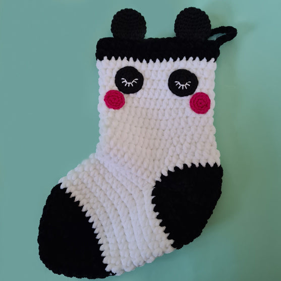 Panda Weihnachtssocke
2