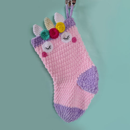 Einhorn Weihnachtssocke