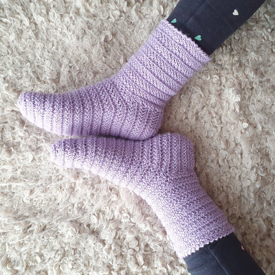 Linda’s Herringbone Socks - Kindersocken
4