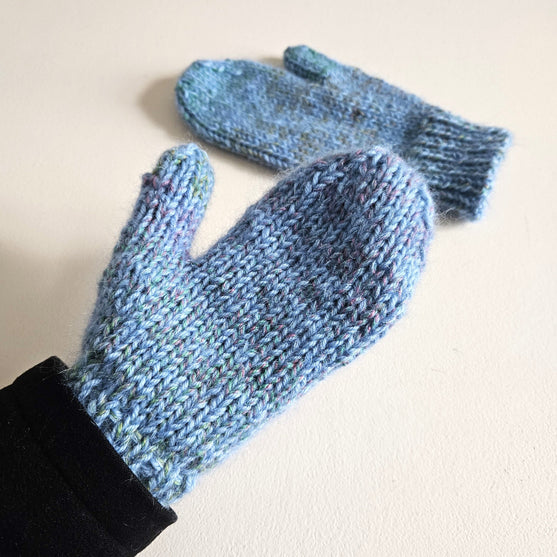 Chunky Mütze und Fäustlinge
5