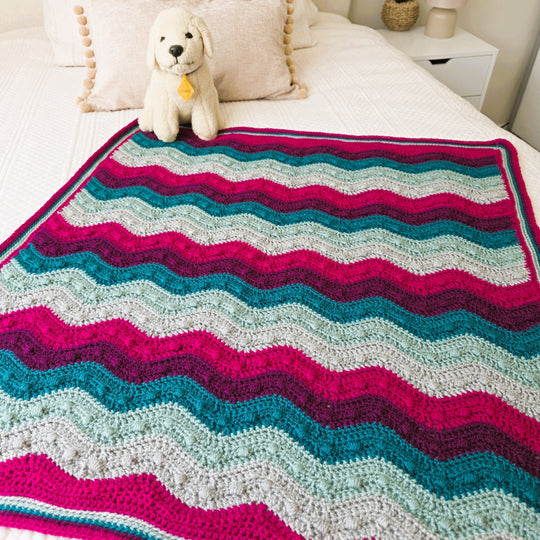 Gentle Ripples Bobble - Decke