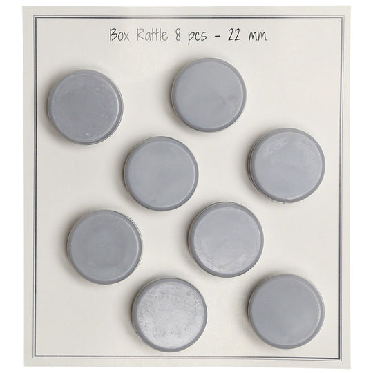 Rasseln - Kleine Döschen - Grau - Go Handmade