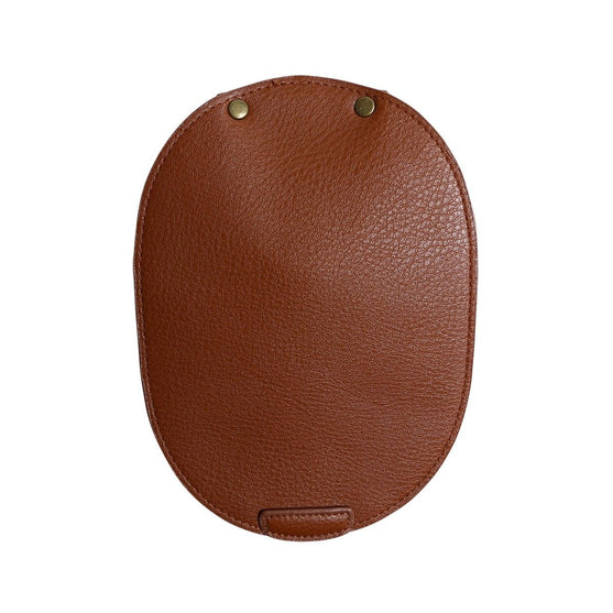 Taschenklappe für Metallverschluss - Braun/Bronze - Go Handmade
6