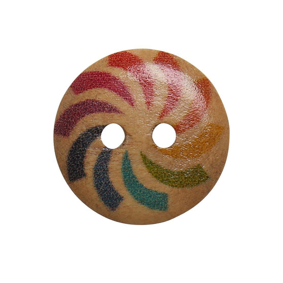 Regenbogen Knöpfe - 15 mm - Go Handmade
3