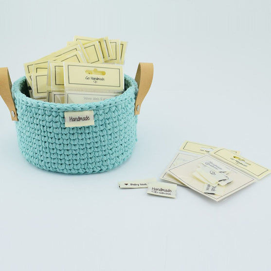 10 Labels - Made with love - 1 Herz - 3.5 cm - Go Handmade
5