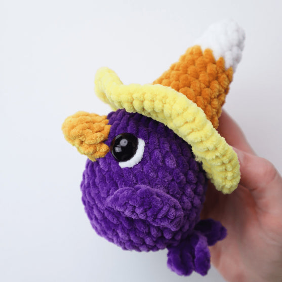 Krähen mit wenig Nähen
3