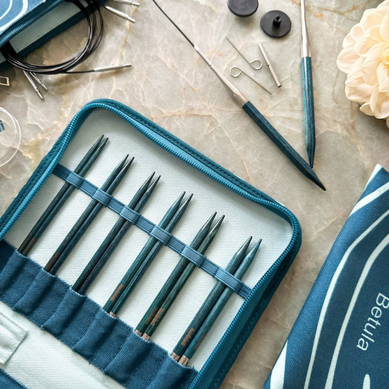 Betula austauschbares Rundstricknadel-Set Deluxe – Cerulean - Hobbii
10