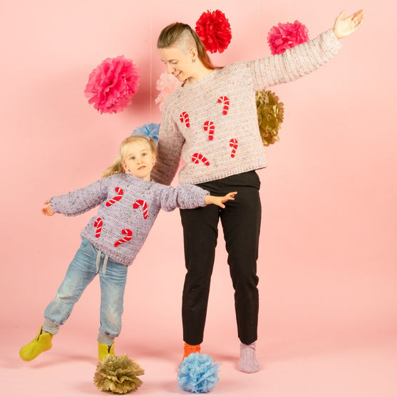 Candy Canes - Kinderpullover
6