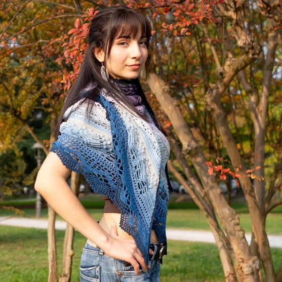 Frozen Iris - Tuch
14