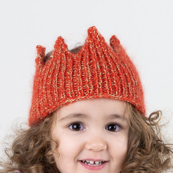 Knitted Crown - Stirnband
2