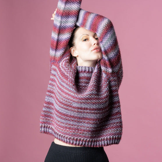 Anette - Perlmuster - Pullover Print
2