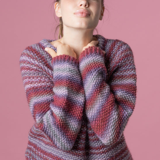 Anette - Perlmuster - Pullover Print
6