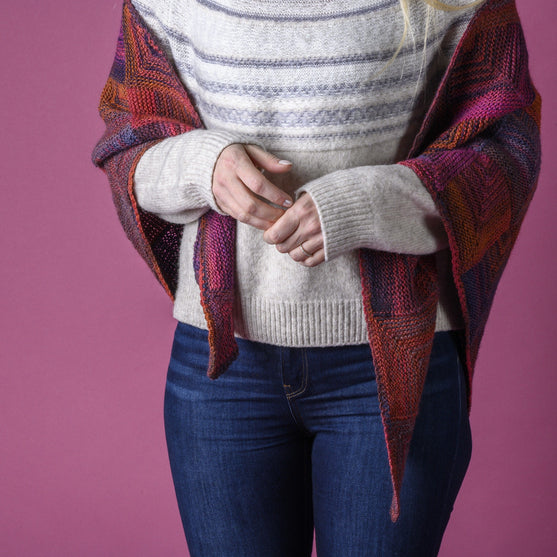 Granat - Domino Schal
3