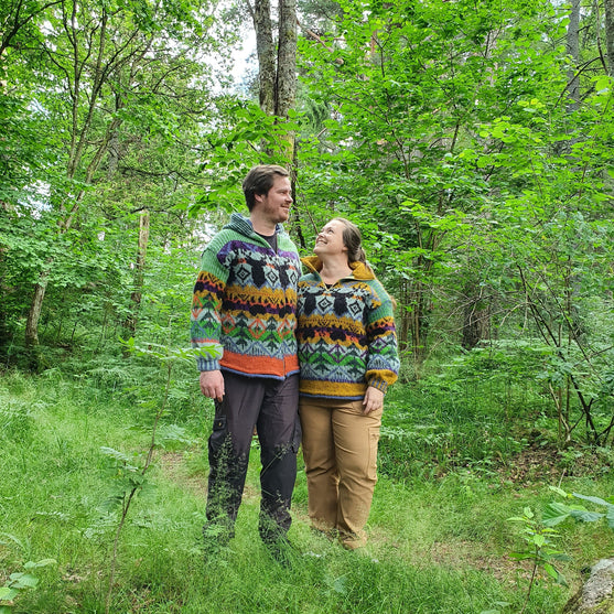 Fauna - Pullover mit halbem Reißverschluss
4