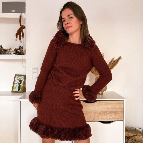Furry Friend Skirt - Rock
2