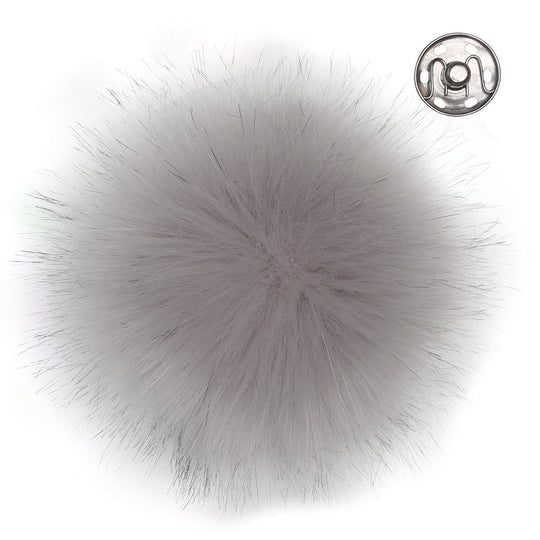 Pon-Pon - Grigio - Large/13 cm - Go Handmade