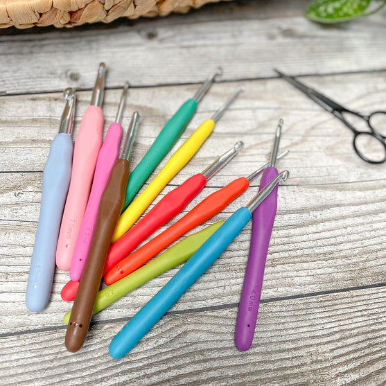 Easy Touch Häkelnadelset - 11 Größen - Hobbii
2