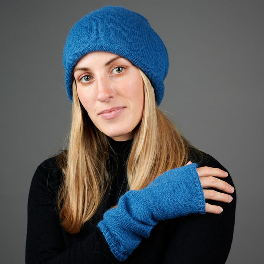 Esche - Gestrickte Handstulpen