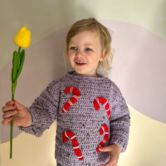 Candy Canes - Kinderpullover
7