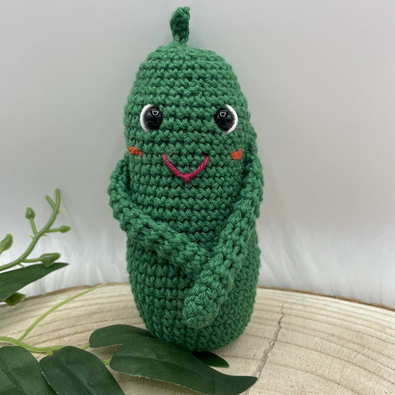 Gundula Glücksgurke - Amigurumi
4